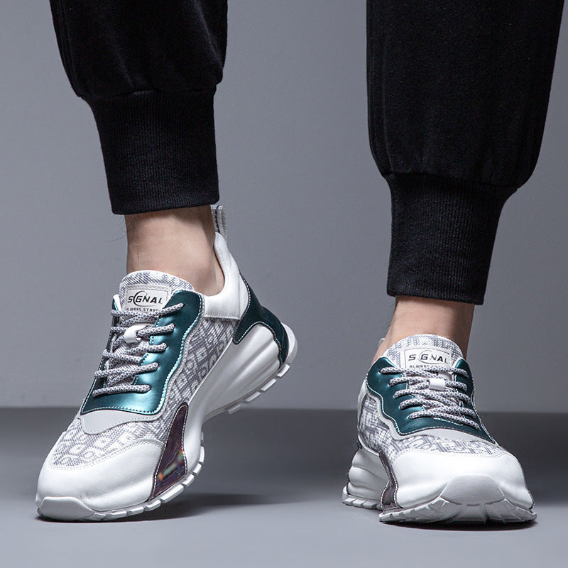 Men's Platform Height Increasing Insole All-inclusive Plus Sizes Men's Sports Shoes
