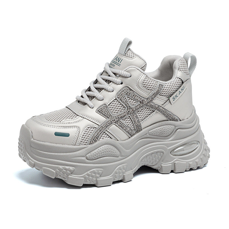 Small Thick Bottom Height Increasing Insole Women's Casual Shoes