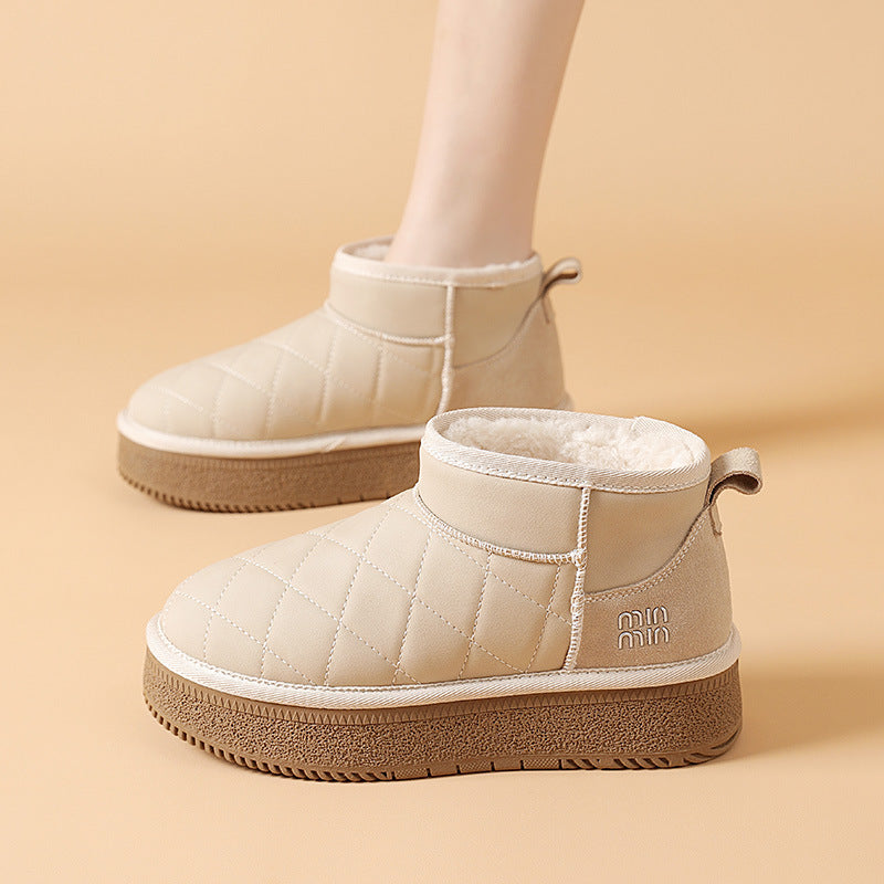 Women's Warm Winter Versatile Platform Elevator Ankle Snow Boots