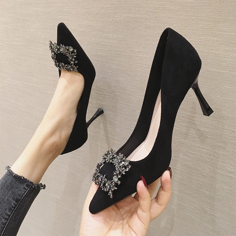 High French Joker Pointed Toe Sexy Women's Shoes