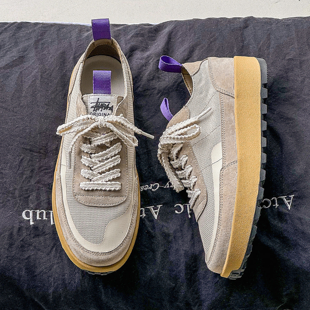 Men's Board Retro Jogging Versatile Fashion Breathable Sneakers