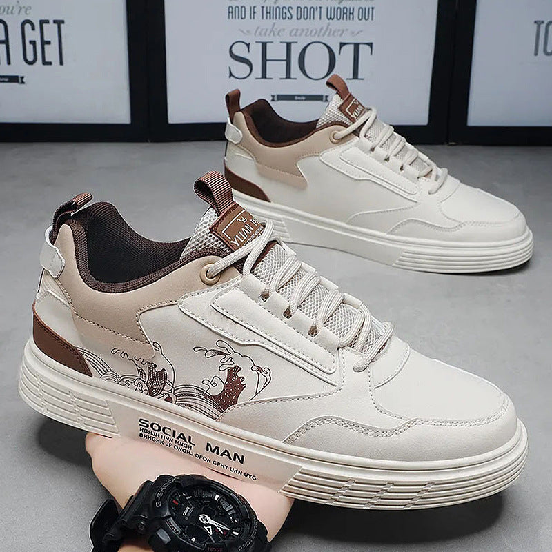 Men's Extra Large Size Summer Fat Feet Wide Sports Sneakers