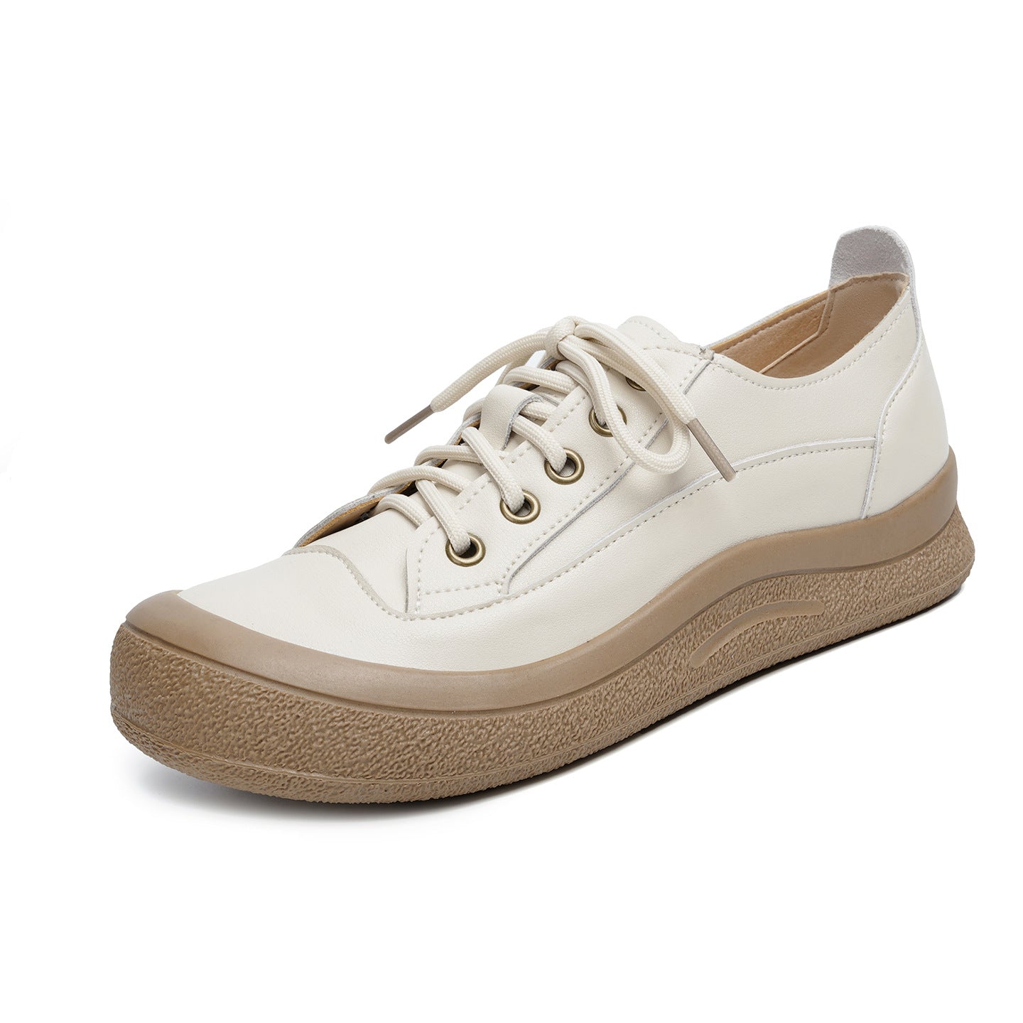 Women's White Spring Thick Bottom Sports Comfortable Women's Casual Shoes