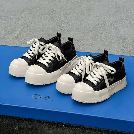 Big Head Derby Thick Bottom Increased Sneakers