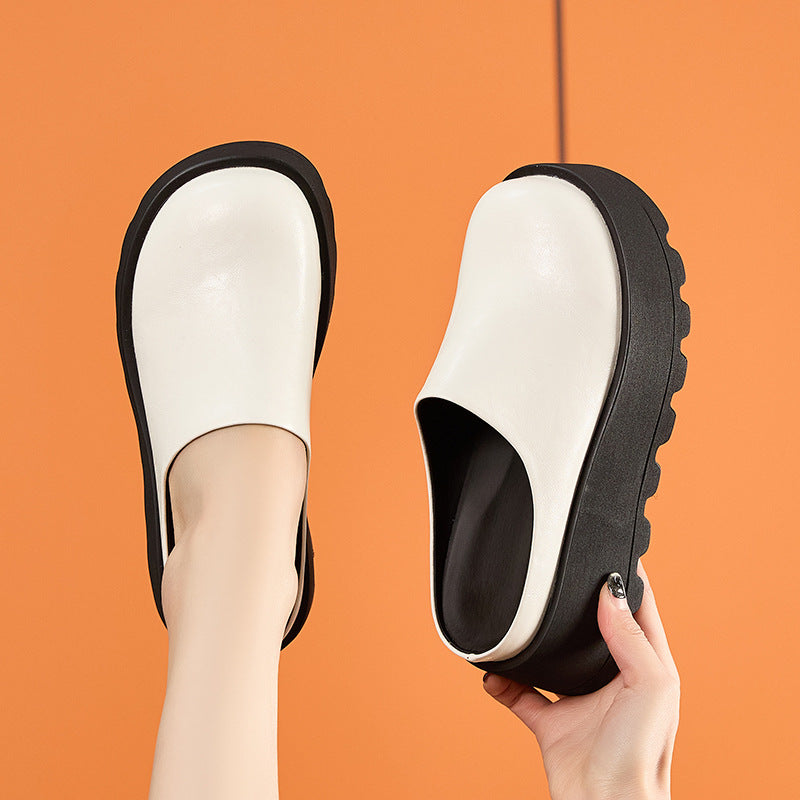 Women's Outer Wear Closed Toe Half Small Sandals