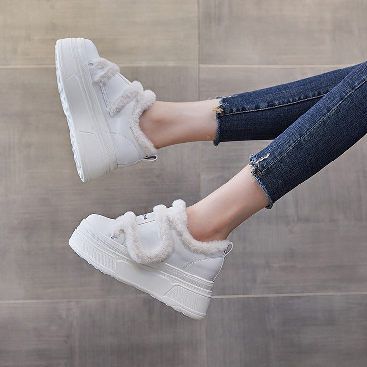 Women's Warm With Veet Fluffy Thick Bottom Women's Shoes