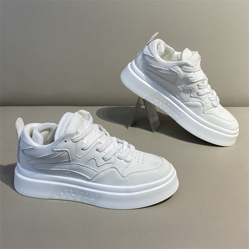 Men's Summer Breathable White Trendy Joker Board Men's Shoes