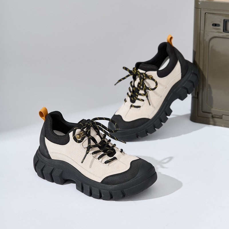 Women's Travel Outdoor Hiking Platform Height Increasing Women's Sports Shoes