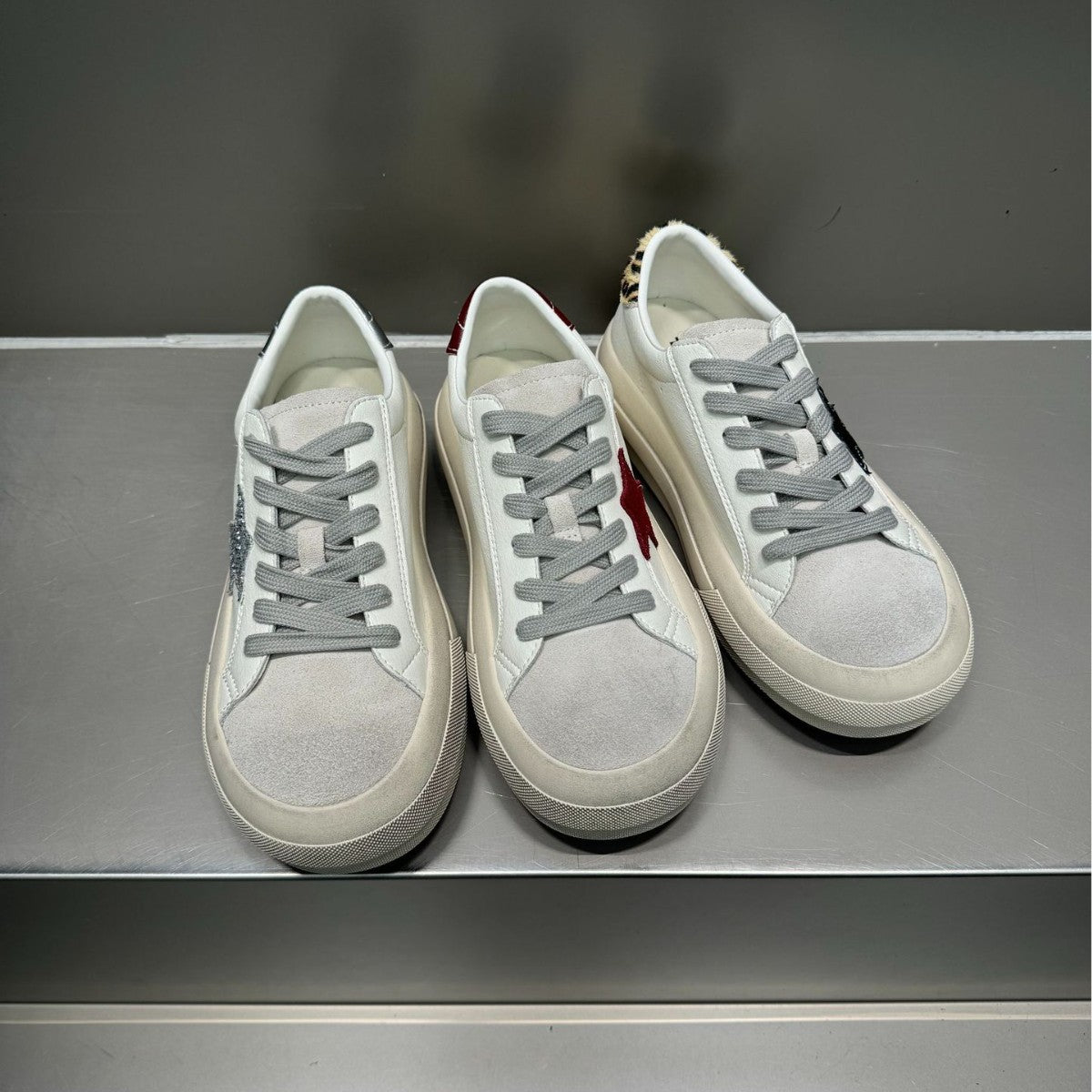 Women's Genuine Thick Bottom Star Spring Board Women's Sports Shoes