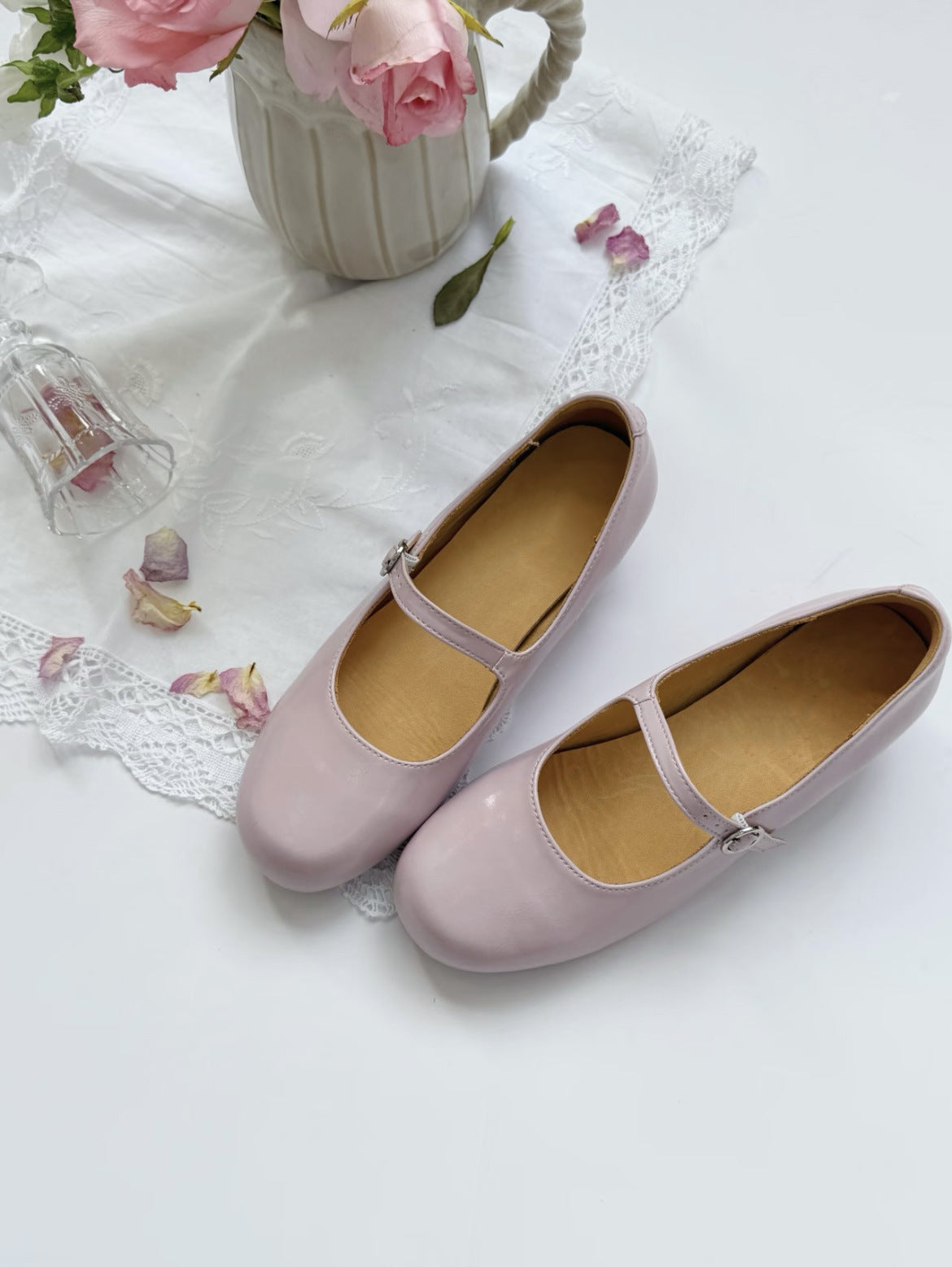 Women's Head With Soft Bottom Pumps Flat Ballet Women's Casual Shoes