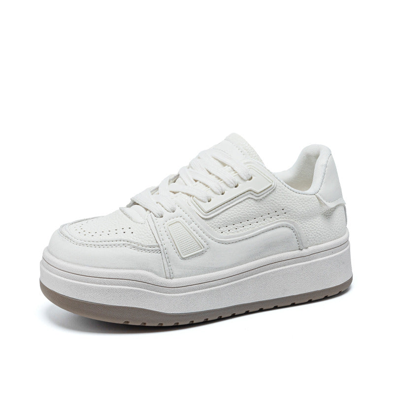 Women's Retro Style Thick-soled Genuine Sports Distressed Women's Board Shoes