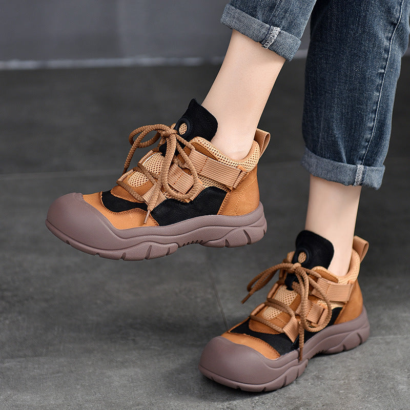 Women's Price Genuine Board Autumn First Layer Sneakers