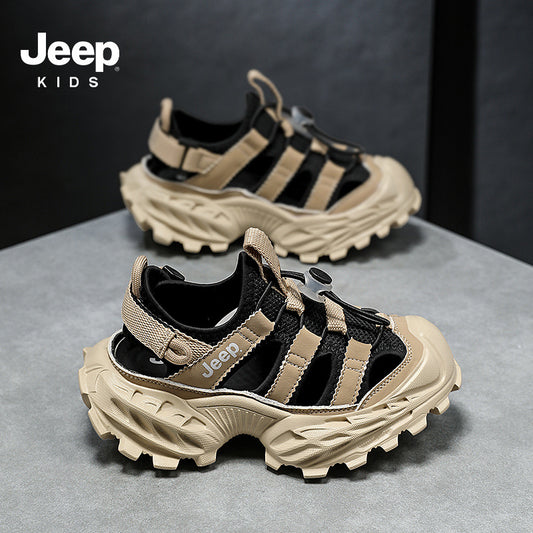 Children's Sports White Boys Breathable Soft Bottom Kid's Sandals