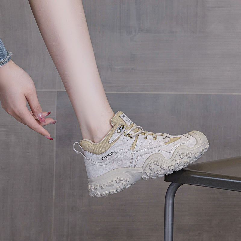 Women's Genuine Summer Short Retro Outdoor Hiking Women's Leather Boots