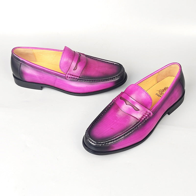 Male Soft Bottom Surface Lazy Without Shoelaces Men's Casual Shoes