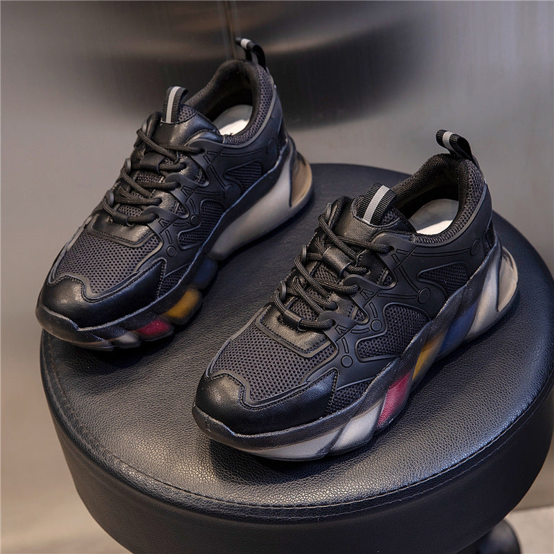 Women's Bottom Dad Thick Spring Genuine Flat Women's Shoes