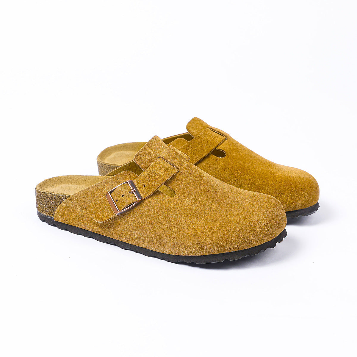 Women's & Men's Genuine Outdoor Leisure Pump Retro Half Platform Sandals
