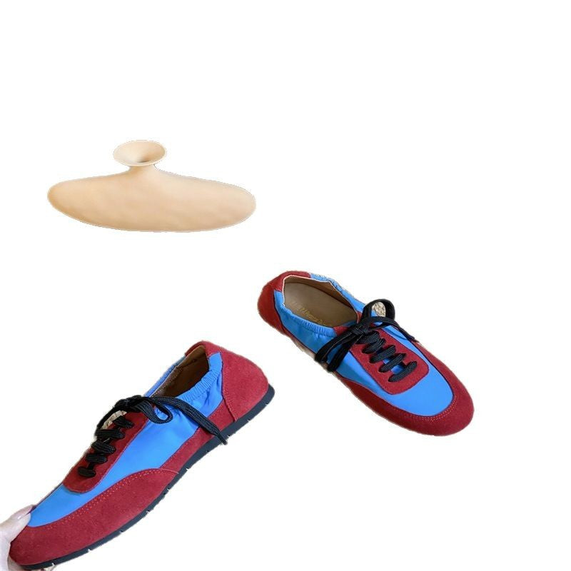 Women's Dress Spring Soft Bottom Square Toe Retro Sneakers