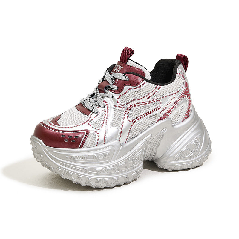 Women's & Men's Graceful Dad Platform Small Hidden Men's Shoes