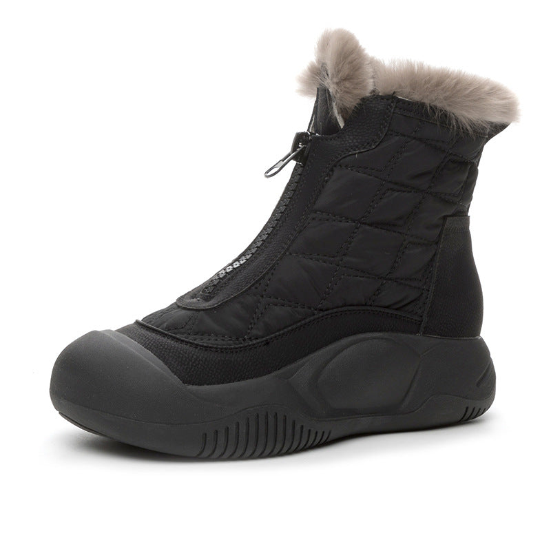 Casual Beautiful Graceful Big Cotton Platform Women's Casual Shoes