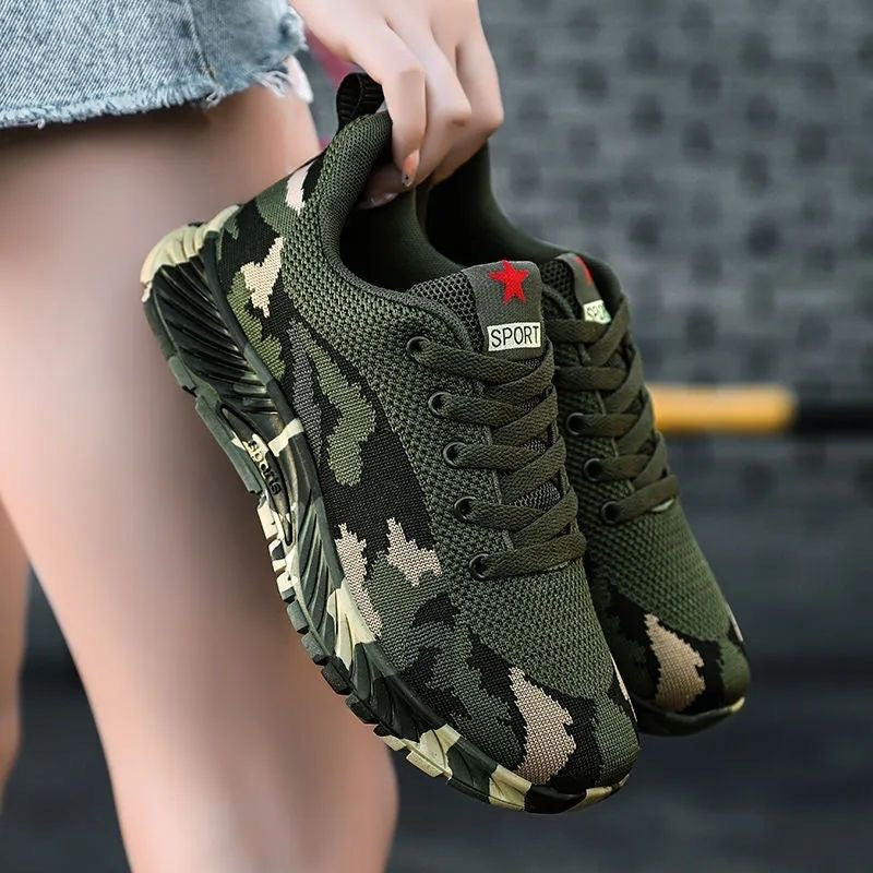 Women's & Men's Outdoor Mountaineering Training Military Liberation Construction Sneakers