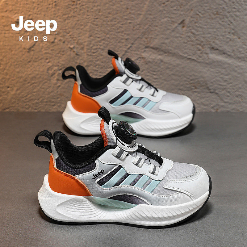 Children's Running Breathable Mesh Middle Big Basketball Sneakers
