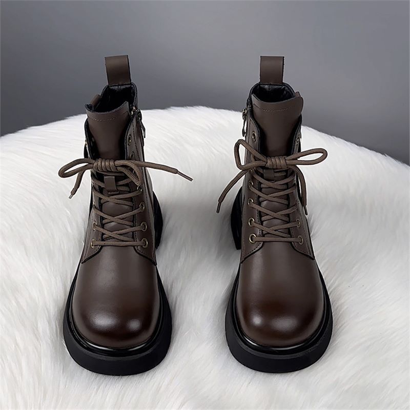 Martin Female British Style Super Hot Women's Leather Boots