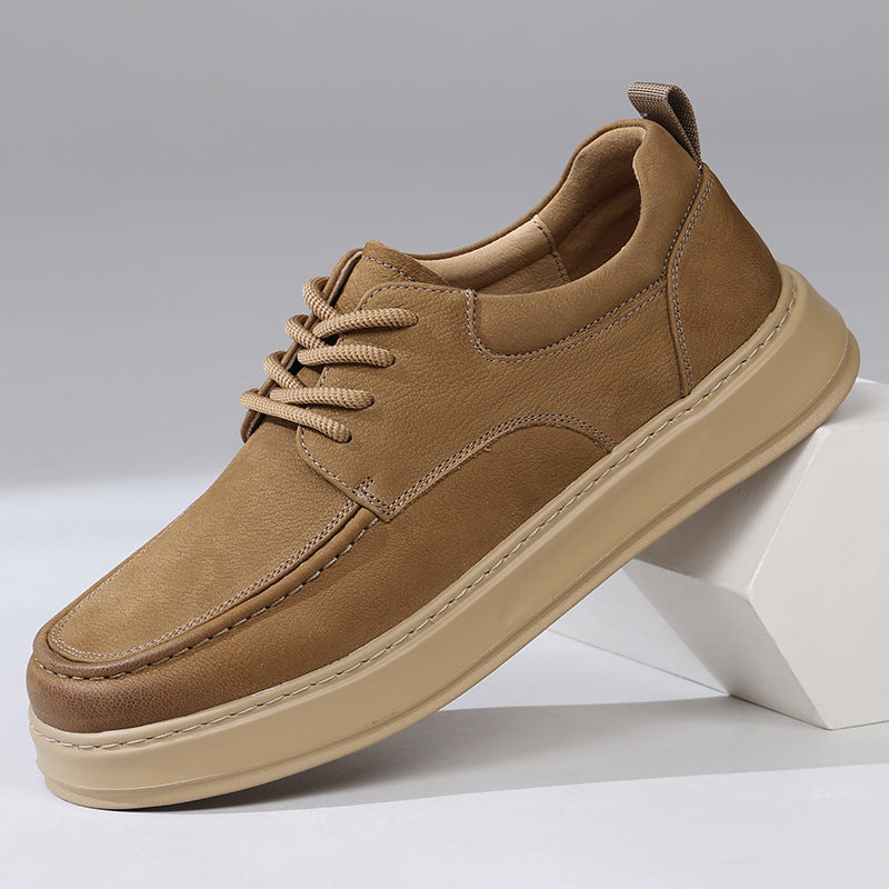 Men's Spring Genuine Thick Bottom Outdoors Commute Men's Casual Shoes