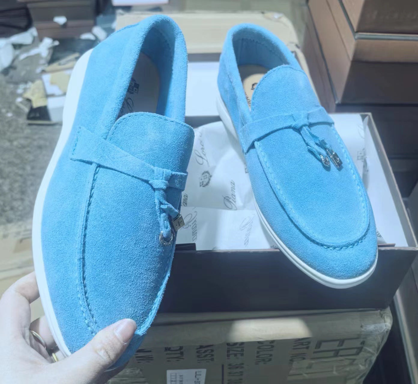 Women's High Version Slip-on Soft Bottom Comfortable Loafers
