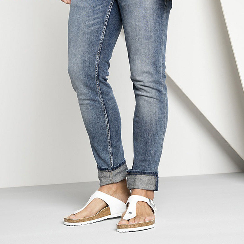 Women's & Men's Lazy Summer Outdoor Fashion Flip-flops Genuine Slippers