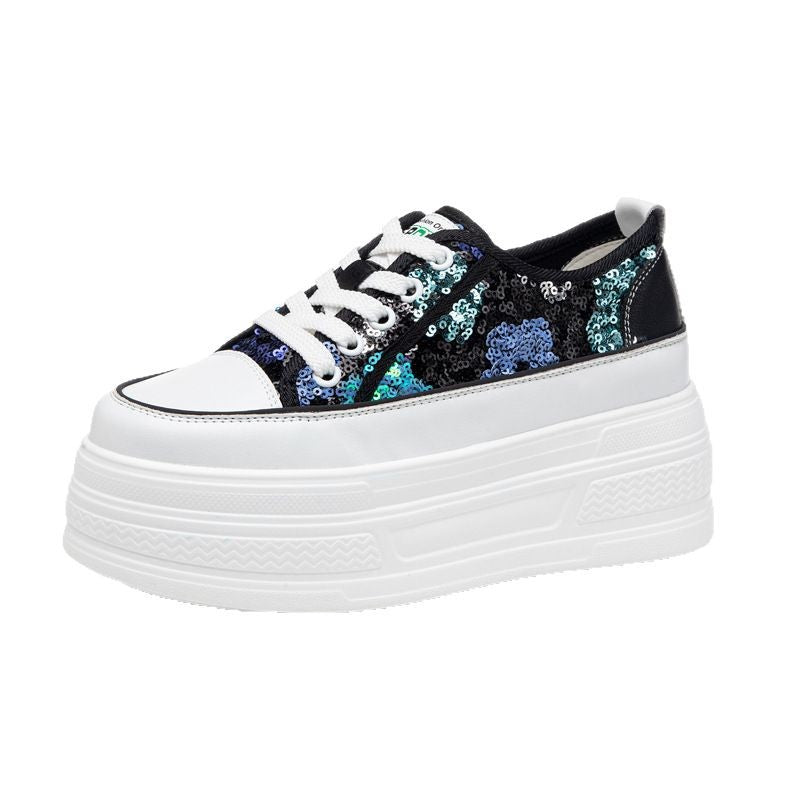 Women's Platform Height Increasing Versatile Breathable Mesh Women's Casual Shoes
