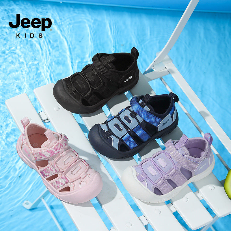 Children's Closed Toe Outdoor Beach Summer Breathable Kid's Sandals