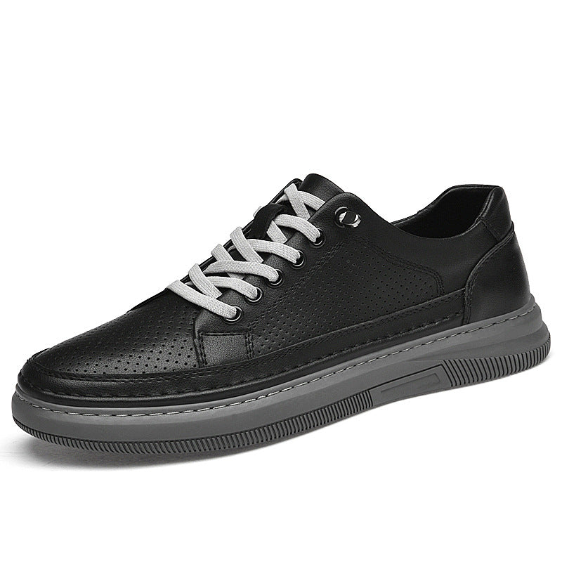 Glamorous Men's White Flat Fashionable Green Casual Shoes