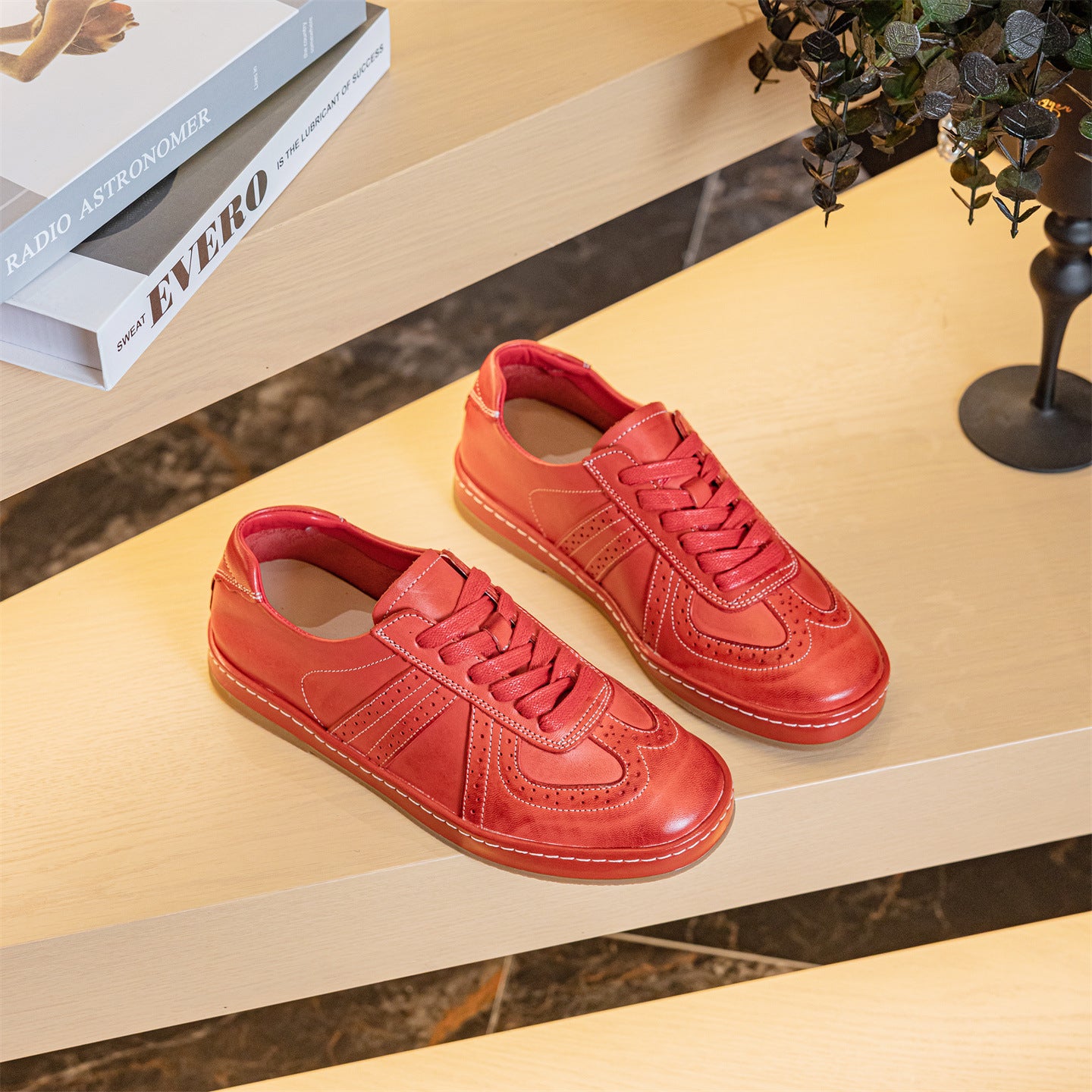 Women's Spring Retro Training Genuine Inside Outside Women's Casual Shoes