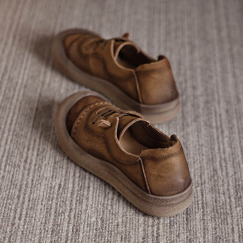 Women's Genuine Big Head Soft Bottom Surface Women's Casual Shoes