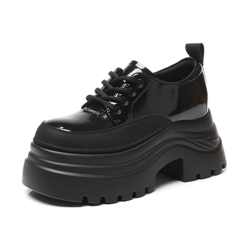 Women's Small Height Increasing Insole Platform Autumn Loafers