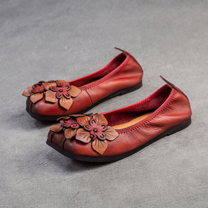 Women's Style Retro Mom Flat Bottom Comfort Women's Shoes