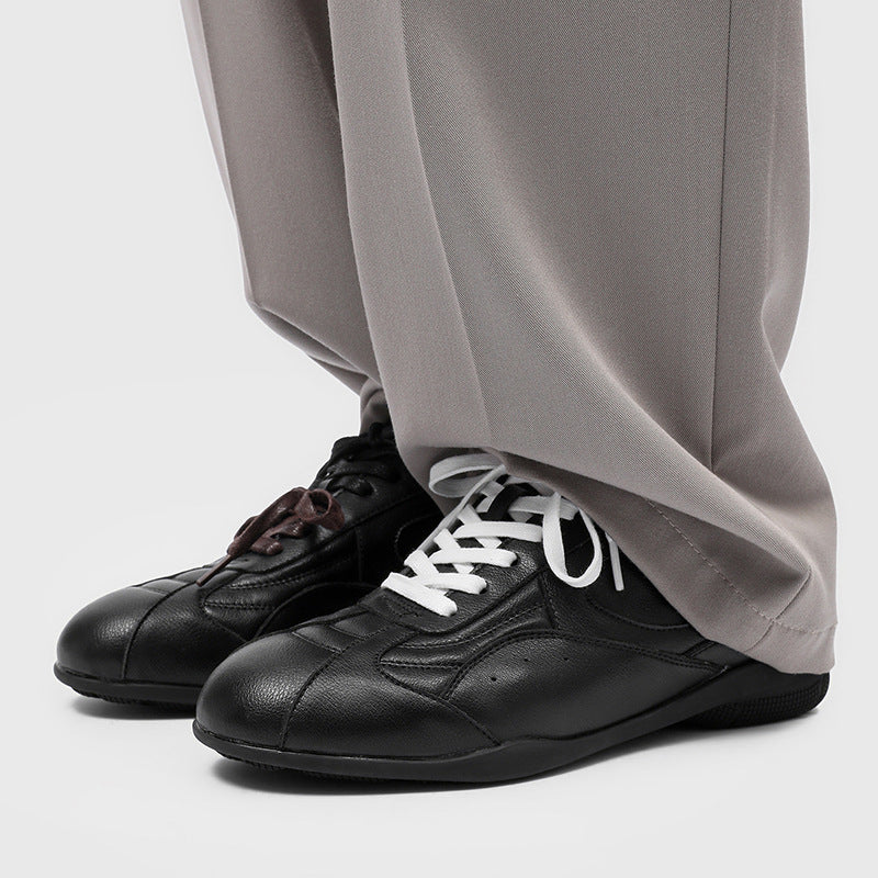 Men's Retro Minimalist Training Classic Black German Men's Casual Shoes