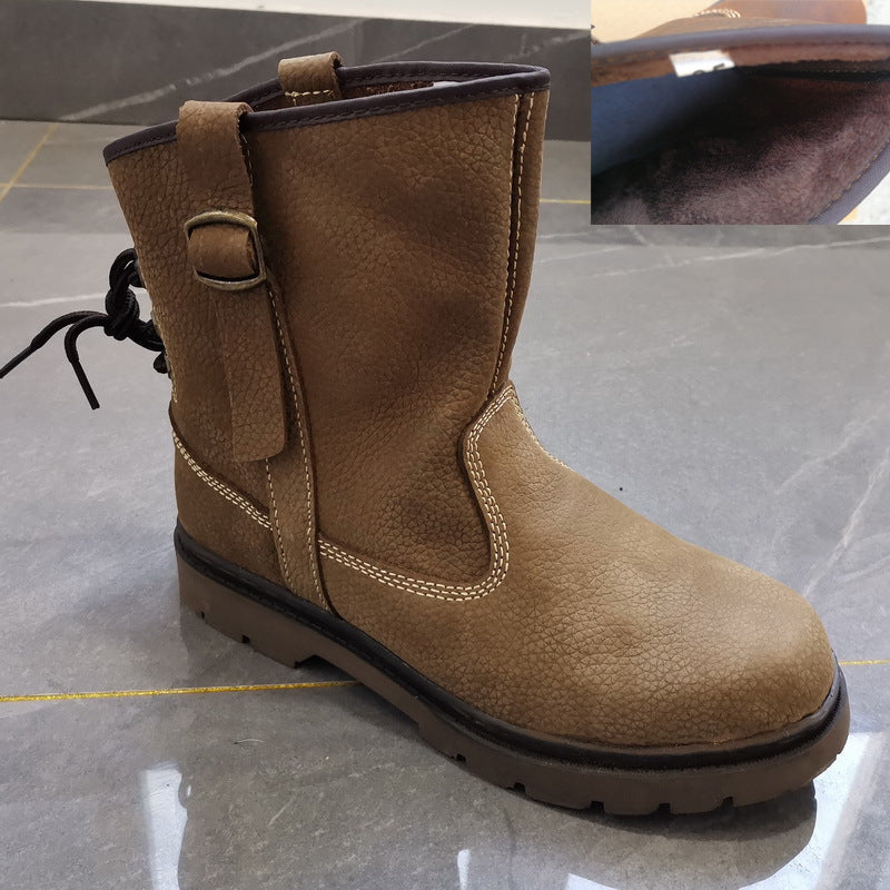 Women's & Men's Offer Booties Worker Genuine Rider Fashion Breathable Boots