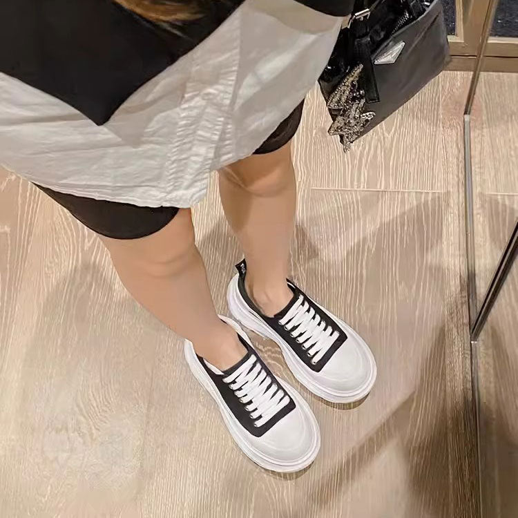 Women's & Men's Platform Height Increasing Couple Muffin Daddy High Women's Casual Shoes
