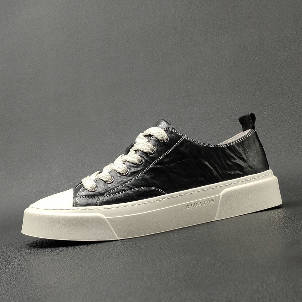 Men's Spring Trendy Solid Color Light Luxury Sneakers