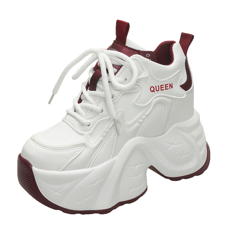 Women's Good-looking Muffin Platform Dad Spring Cm Height Increasing Women's Sports Shoes