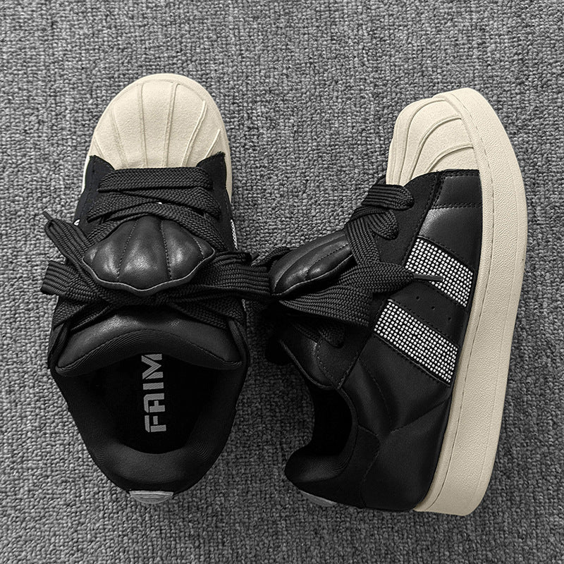 Shell Toe Bread Height Increasing Leisure Men's Casual Shoes