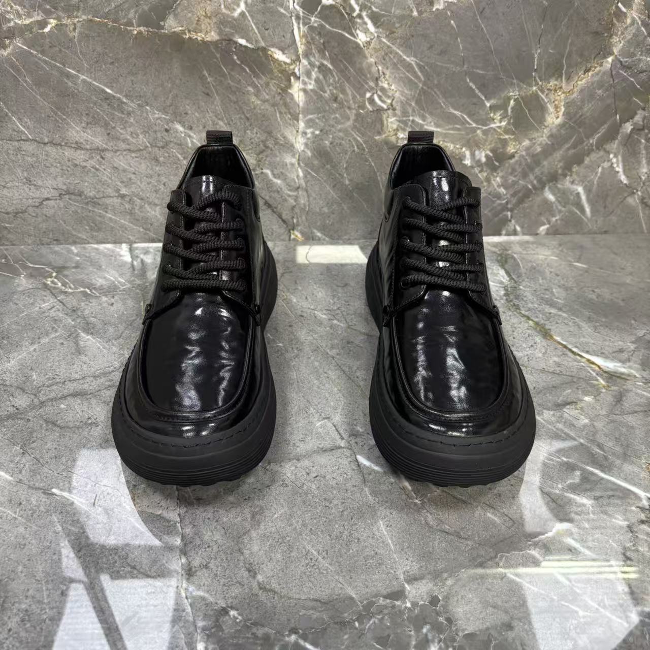 Men's Genuine Autumn Versatile Fashion Cowhide Soft Men's Business Leather Shoes