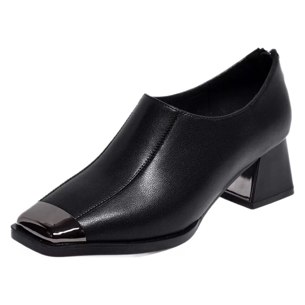 Women's Retro High Deep Mouth Pumps British Women's Shoes