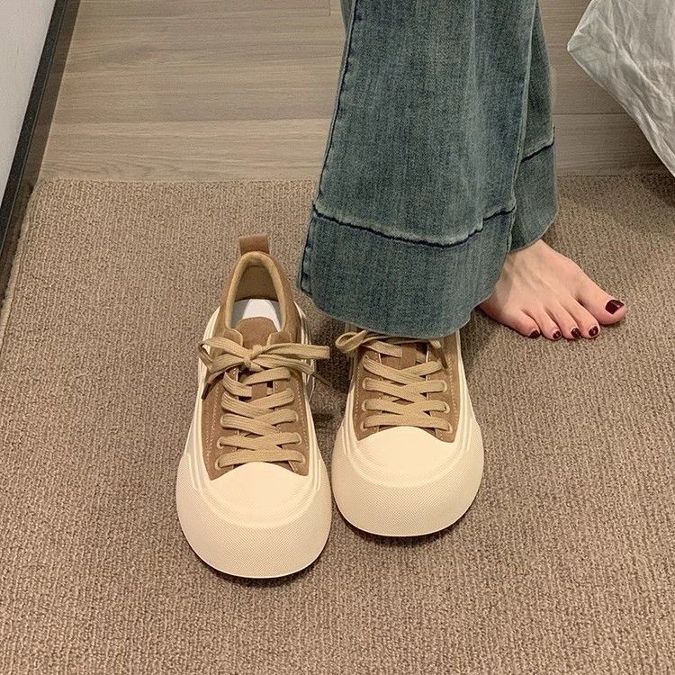 Women's Niche Platform Summer Vintage Fleece-lined Lightweight Women's Canvas Shoes