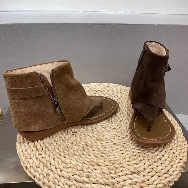 Women's Style Retro Artistic Summer High-cut Sleeve Boots