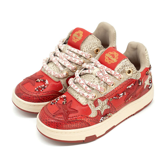 Women's & Men's National Fashion Star Spring Thick Bottom Sneakers