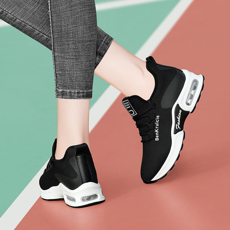 Women's Autumn Soft Bottom Air Cushion Flat Versatile Casual Shoes