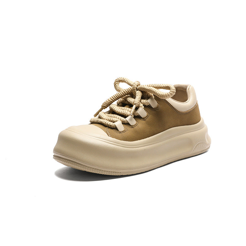 Women's Thick Bottom Fashion Autumn Breathable Heightened Casual Shoes